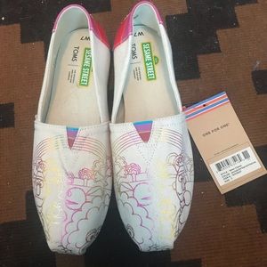 Toms Sesame Street slip ons
